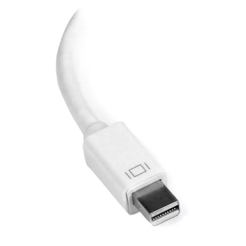 StarTech.com Mini DisplayPort–HDMI adapteris – aktīvs mDP–HDMI video pārveidotājs – 4K 30 Hz – Mini DP vai Thunderbolt 1/2 Mac/PC uz HDMI monitoru/TV/displeju – mDP 1.2–HDMI adaptera sargspraudnis – balts