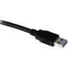 StarTech.com 5 pēdu melns galddatora SuperSpeed USB 3.0 pagarinātāja kabelis — A uz A M/F