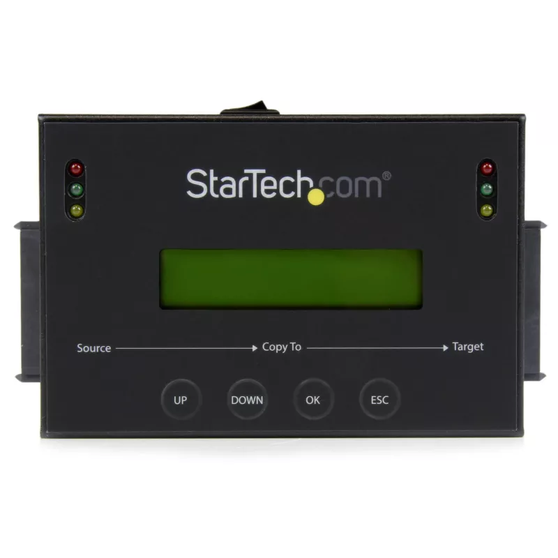 StarTech.com 1:1 autonomais cietā diska dublikators ar diska attēlu pārvaldnieku dublēšanai un atjaunošanai, vairāku diska attēlu glabāšana vienā 2,5/3,5 collu SATA diskā, HDD/SSD klonētājs, nav nepieciešams dators