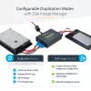 StarTech.com 1:1 autonomais cietā diska dublikators ar diska attēlu pārvaldnieku dublēšanai un atjaunošanai, vairāku diska attēlu glabāšana vienā 2,5/3,5 collu SATA diskā, HDD/SSD klonētājs, nav nepieciešams dators