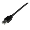 StarTech.com 15m USB 2.0 Active kabelis with 4 Port Hub, USB 2.0, 480 Mbit/s, Melns, 15 m, 110 - 240 V, 5 V
