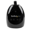 StarTech.com 15m USB 2.0 Active kabelis with 4 Port Hub, USB 2.0, 480 Mbit/s, Melns, 15 m, 110 - 240 V, 5 V