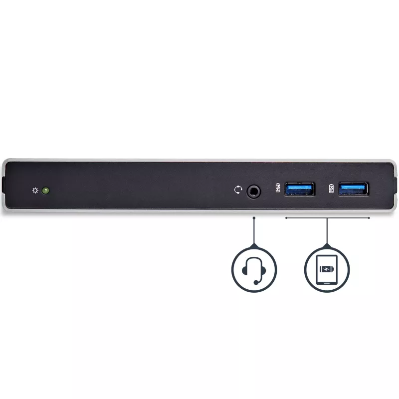 StarTech.com Divu Monitoru USB 3.0 Dokstacija ar DVI un Vertikālo Statīvu