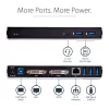StarTech.com Divu Monitoru USB 3.0 Dokstacija ar DVI un Vertikālo Statīvu