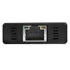 StarTech.com 3 portatīvs pārnēsājams USB 3.0 centrmezgls ar Gigabit Ethernet - alumīnija korpusā ar iebūvētu kabeli