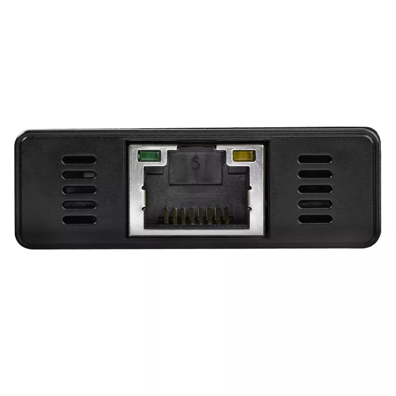 StarTech.com 3 portatīvs pārnēsājams USB 3.0 centrmezgls ar Gigabit Ethernet - alumīnija korpusā ar iebūvētu kabeli