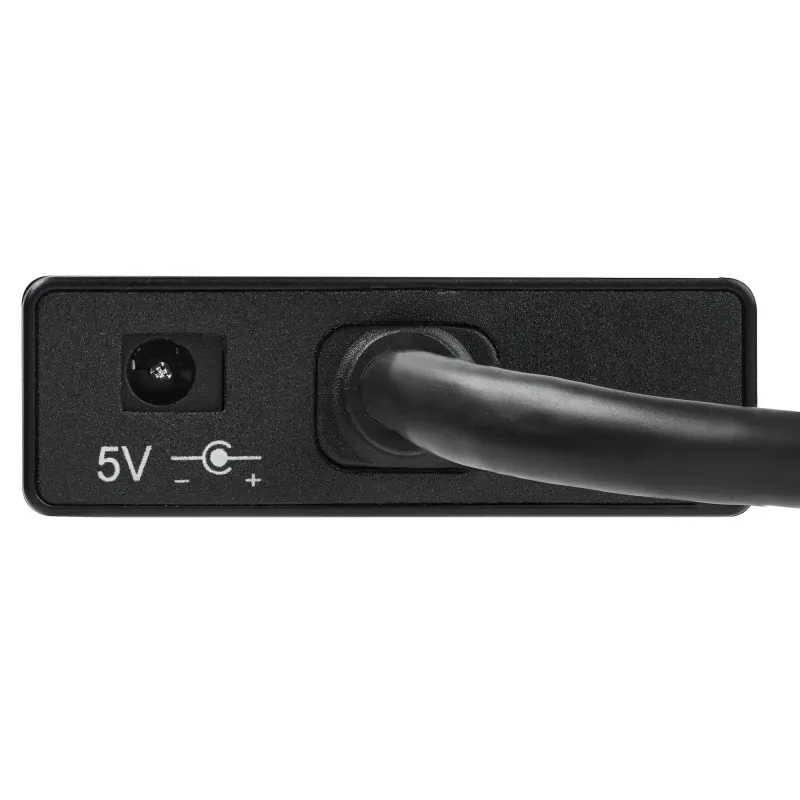 StarTech.com 3 portatīvs pārnēsājams USB 3.0 centrmezgls ar Gigabit Ethernet - alumīnija korpusā ar iebūvētu kabeli