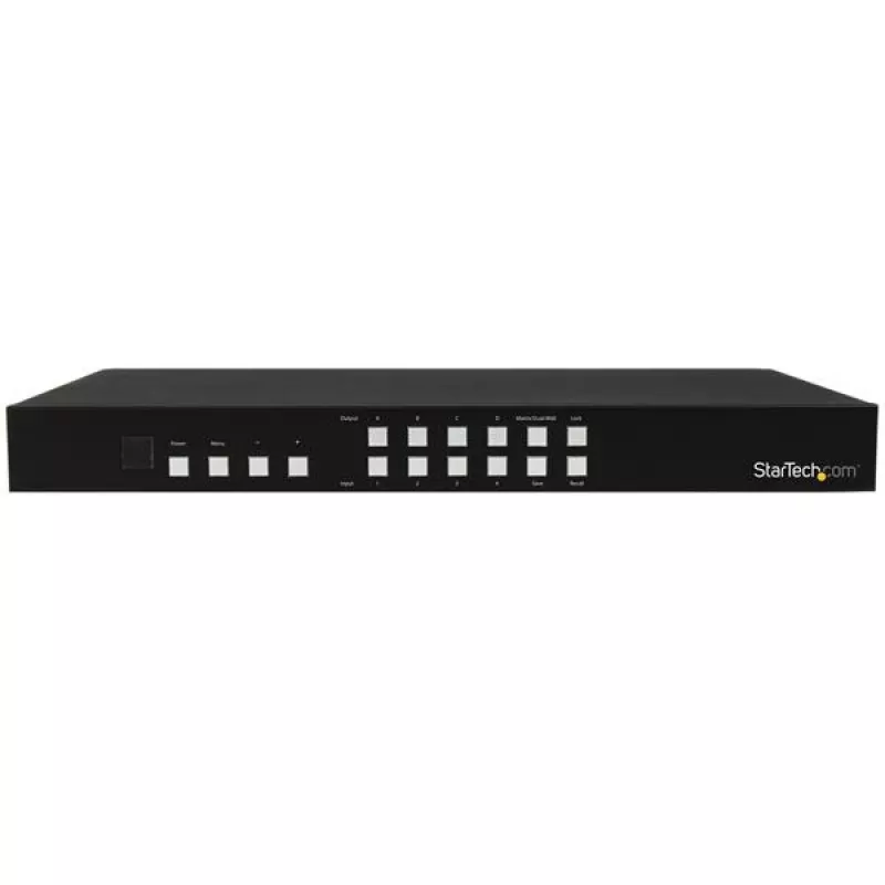 StarTech.com 4x4 HDMI matricas slēdzis ar attēls-attēlā multiviewer vai video sienu