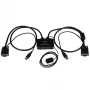 StarTech.com 2 portu USB VGA kabeļa KVM slēdzis - barošana caur USB ar tālvadības slēdzi