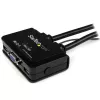 StarTech.com 2 portu USB VGA kabeļa KVM slēdzis - barošana caur USB ar tālvadības slēdzi