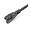 StarTech.com 3 pēdu (1 m) UK klēpjdatora strāvas kabelis, BS 1363 uz C7, 2,5 A, 250 V, 18 AWG, melns, UK klēpjdatora maiņas vads, printera strāvas kabelis, maiņstrāvas klēpjdatora lādētāja vads, klēpjdatora strāvas bloka vads