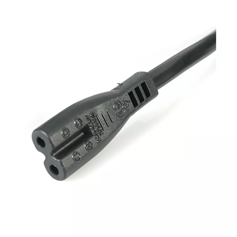 StarTech.com 3 pēdu (1 m) UK klēpjdatora strāvas kabelis, BS 1363 uz C7, 2,5 A, 250 V, 18 AWG, melns, UK klēpjdatora maiņas vads, printera strāvas kabelis, maiņstrāvas klēpjdatora lādētāja vads, klēpjdatora strāvas bloka vads