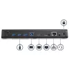 StarTech.com USB 3.0 dokstacija diviem monitoriem ar HDMI un 4K DisplayPort - USB 3.0 uz 4x USB-A, Ethernet, HDMI un DP - USB A tipa universāla klēpjdatoru dokstacija Mac un Windows
