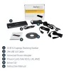StarTech.com USB 3.0 dokstacija diviem monitoriem ar HDMI un 4K DisplayPort - USB 3.0 uz 4x USB-A, Ethernet, HDMI un DP - USB A tipa universāla klēpjdatoru dokstacija Mac un Windows