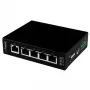 StarTech.com 5 portu nevadāms industriālais Gigabit Ethernet komutators - DIN sliedes / sienas stiprinājums