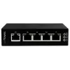 StarTech.com 5 portu nevadāms industriālais Gigabit Ethernet komutators - DIN sliedes / sienas stiprinājums