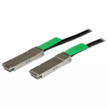 StarTech.com MSA Compliant QSFP+ Direct-Attach Twinax kabelis - 2 m (6.6 ft)~MSA Uncoded Saderīga 2m 40G QSFP+ to QSFP+ Direct Attach Breakout kabelis Twinax - 40 GbE QSFP+ Copper DAC 40 Gbps Low Power Passive raiduztvērējs Module DAC
