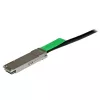 StarTech.com MSA Compliant QSFP+ Direct-Attach Twinax kabelis - 2 m (6.6 ft)~MSA Uncoded Saderīga 2m 40G QSFP+ to QSFP+ Direct Attach Breakout kabelis Twinax - 40 GbE QSFP+ Copper DAC 40 Gbps Low Power Passive raiduztvērējs Module DAC