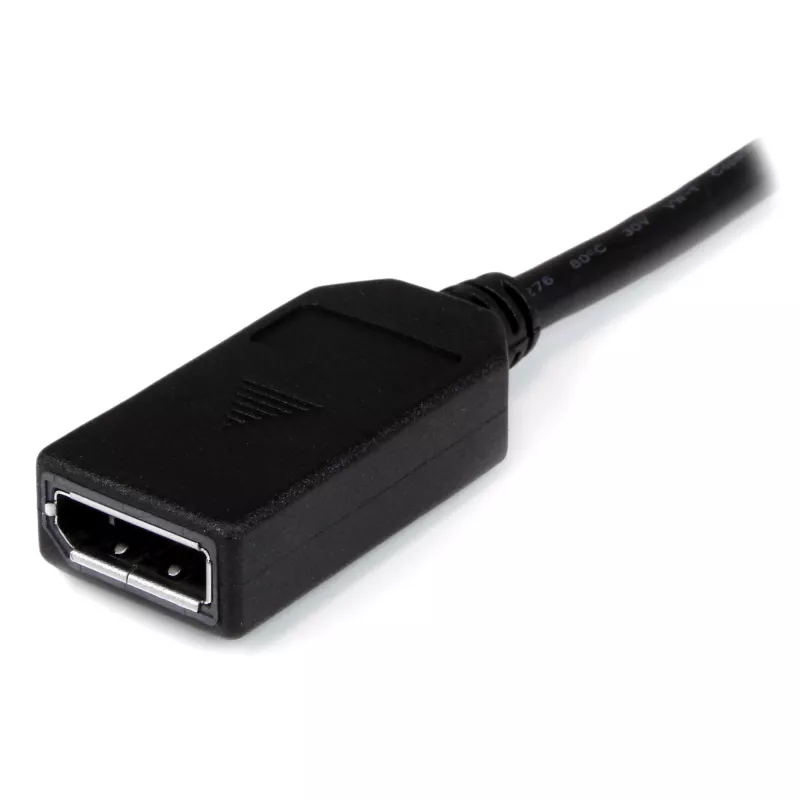 StarTech.com 8 collu (20 cm) DMS-59 – divu DisplayPort adapteru kabelis – 4K x 2K video – LFH DMS 59 kontaktu (V) uz 2x DisplayPort 1.2 (S) sadalītāja Y kabelis – LFH grafiskā karte diviem DP monitoriem