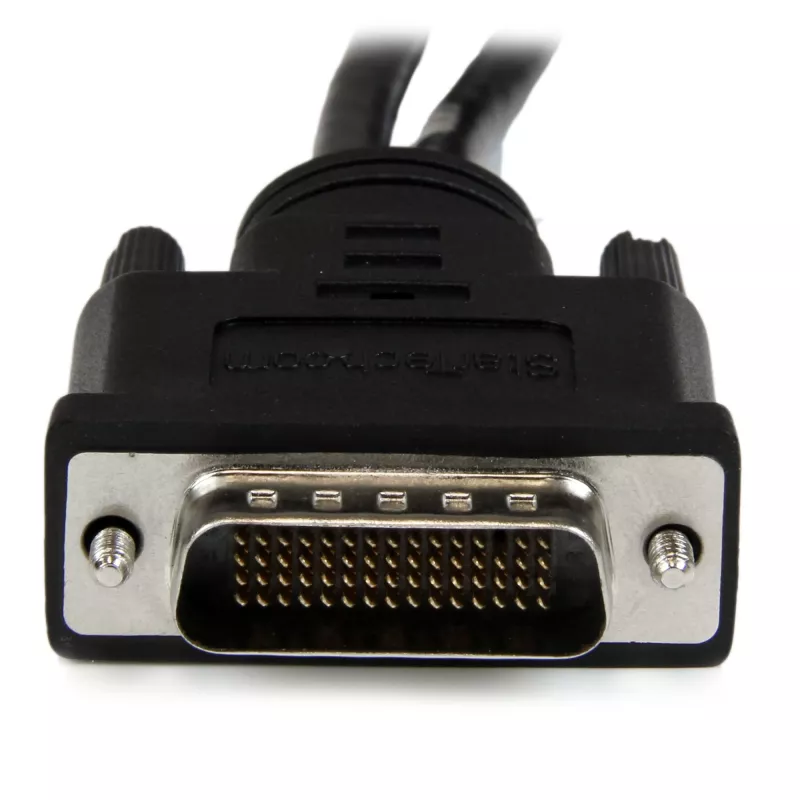 StarTech.com 8 collu (20 cm) DMS-59 – divu DisplayPort adapteru kabelis – 4K x 2K video – LFH DMS 59 kontaktu (V) uz 2x DisplayPort 1.2 (S) sadalītāja Y kabelis – LFH grafiskā karte diviem DP monitoriem