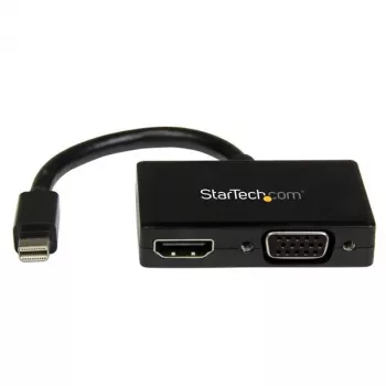 StarTech.com ceļojumu A/V adapteris: 2-in-1 Mini DisplayPort uz HDMI vai VGA pārveidotājs