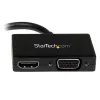 StarTech.com ceļojumu A/V adapteris: 2-in-1 Mini DisplayPort uz HDMI vai VGA pārveidotājs