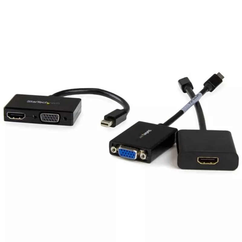 StarTech.com ceļojumu A/V adapteris: 2-in-1 Mini DisplayPort uz HDMI vai VGA pārveidotājs
