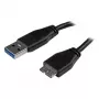 StarTech.com Plāns Micro USB 3.0 kabelis - vīr./vīr. - 3m (10 pēdas), 3 m, USB A, Micro-USB B, USB 3.2 Gen 1 (3.1 Gen 1), vīr./vīr., melns