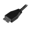 StarTech.com Plāns Micro USB 3.0 kabelis - vīr./vīr. - 3m (10 pēdas), 3 m, USB A, Micro-USB B, USB 3.2 Gen 1 (3.1 Gen 1), vīr./vīr., melns