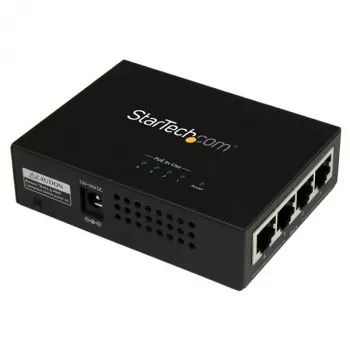 StarTech.com 4-Port Gigabit Midspan - PoE+ Inžektors - 802.3at/af
