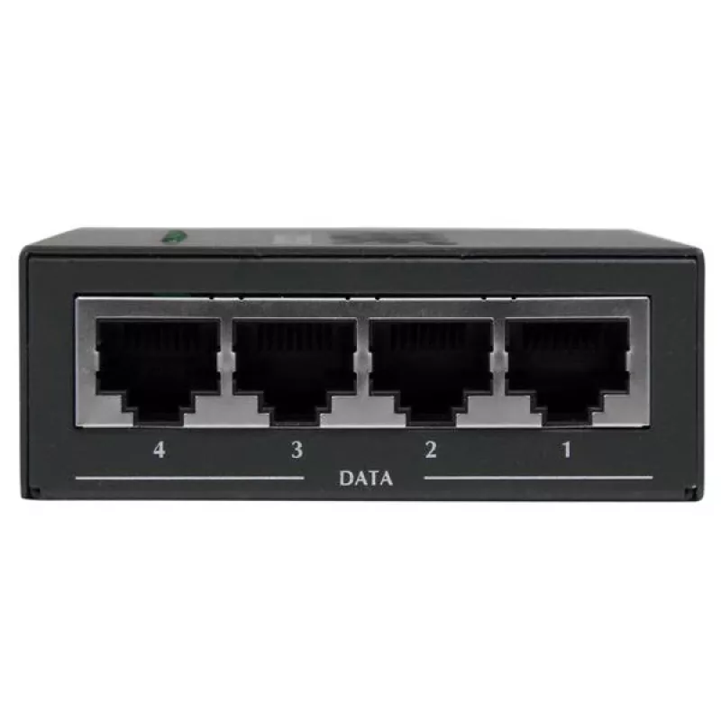 StarTech.com 4-Port Gigabit Midspan - PoE+ Inžektors - 802.3at/af