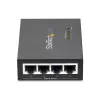 StarTech.com 4-Port Gigabit Midspan - PoE+ Inžektors - 802.3at/af
