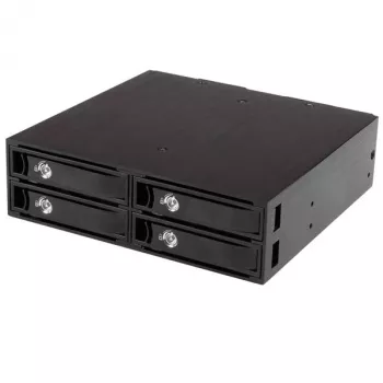 StarTech.com 4-vietīgs mobilā plaukta aizmugures panelis 2,5 collu SATA/SAS diskdziņiem