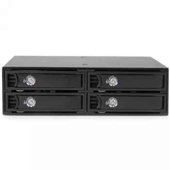 StarTech.com 4-vietīgs mobilā plaukta aizmugures panelis 2,5 collu SATA/SAS diskdziņiem