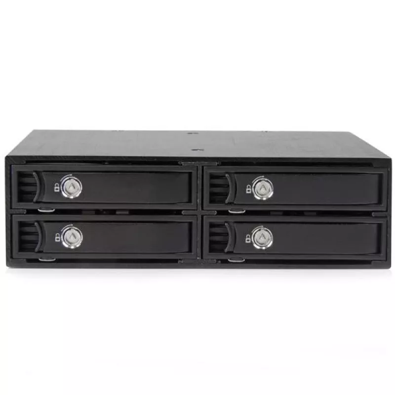StarTech.com 4-vietīgs mobilā plaukta aizmugures panelis 2,5 collu SATA/SAS diskdziņiem
