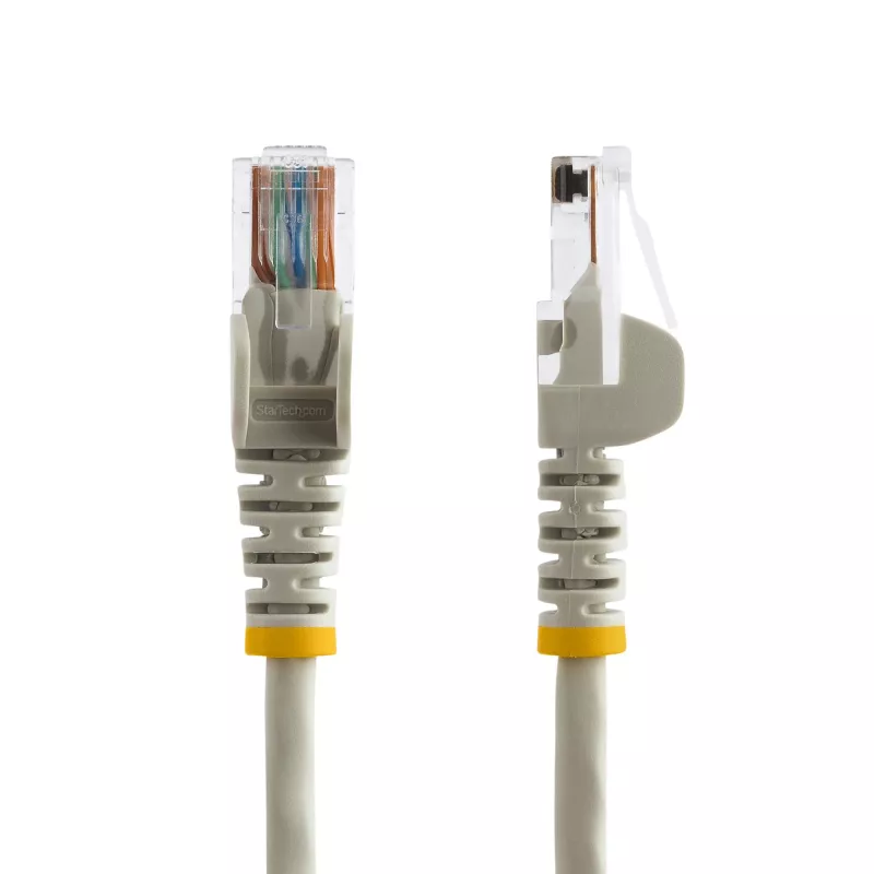 StarTech.com Cat5e komutācijas kabelis ar nesaprotošiem RJ45 savienotājiem - 3m, pelēks