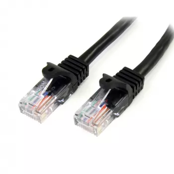 StarTech.com Cat5e ielāpu vads ar neaizķeramiem RJ45 savienotājiem - 2m, melns