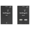 StarTech.com 4 portu USB 2.0 pagarinātājs pa Cat5 vai Cat6 kabeli – 130 pēdas (40 m)