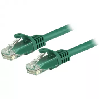 StarTech.com 7 m CAT6 Ethernet kabelis - zaļš CAT 6 Gigabit Ethernet vads - 250 MHz 100 W PoE RJ45 UTP tīkla/pārlāpīšanas vads bez aizķeršanās ar stiepes atvieglojumu, individuāli testēts