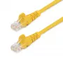 StarTech.com Cat5e plāksterkabelis ar aizsargātajiem RJ45 savienotājiem - 3 m, dzeltens