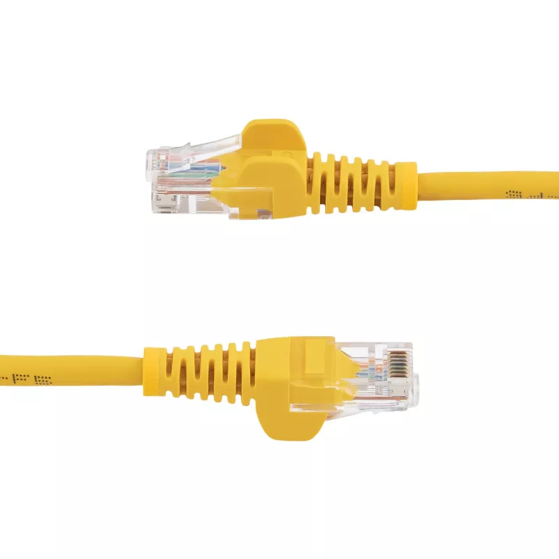 StarTech.com Cat5e plāksterkabelis ar aizsargātajiem RJ45 savienotājiem - 3 m, dzeltens