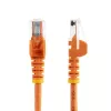 StarTech.com Cat5e komutācijas kabelis ar bezķeršanās RJ45 savienotājiem - 2 m, oranžs