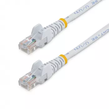 StarTech.com Cat5e komutācijas kabelis ar aizķeršanās drošajiem RJ45 savienotājiem - 2 m, balts