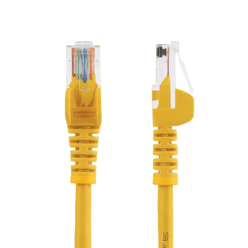 StarTech.com Cat5e komutācijas kabelis ar aizķeršanās novēršanas RJ45 savienotājiem - 1 m, dzeltens