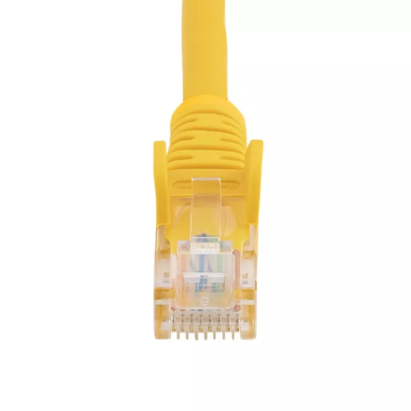 StarTech.com Cat5e komutācijas kabelis ar aizķeršanās novēršanas RJ45 savienotājiem - 1 m, dzeltens