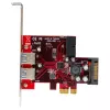 StarTech.com 4 Portu PCI Express USB 3.0 Karte - 2 Ārējie un 2 Iekšējie - SATA Barošana - UASP Atbalsts - 2x Iekšējās (IDC) Mātesplates Stila Galviņas