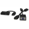 StarTech.com ceļojumu A/V adapteris: 2-in-1 DisplayPort uz HDMI vai VGA