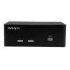 StarTech.com 2 portu KVM slēdzis ar dubultu VGA - USB 2.0, 1920 x 1200 pikseļi, Full HD, 18 W, melns