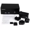 StarTech.com 2 portu KVM slēdzis ar dubultu VGA - USB 2.0, 1920 x 1200 pikseļi, Full HD, 18 W, melns