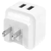 StarTech.com Divportu USB sienas lādētājs - starptautiskiem ceļojumiem - 17W/3.4A - balts
